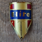Steuerkopfschild ELITE, 50er Jahre, Originalschild aus Sammlungsbestand 