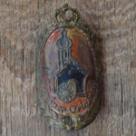 Steuerkopfschild KIRCHNER ORIGINAL, 50er Jahre, Originalschild aus Sammlungsbestand 