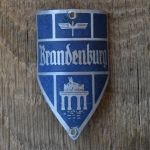 Steuerkopfschild BRANDENBURG, 30er Jahre, Originalschild aus Sammlungsbestand 