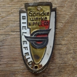 Steuerkopfschild GÖRICKEWERKE, 50er Jahre, Originalschild aus Sammlungsbestand 