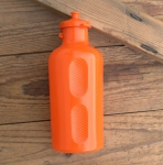 Trinkflasche, REG Atox, orig. 70/80er Jahre, orange, ohne Aufdruck,  Kunststoff, orig. Altbestand, NOS 