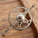 Tretlager für Tourenrad, orig. 30er-50er J., verchromt, Glockenlager, gebr. 