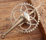 Tretlager für Tourenrad, orig. 20er/30er J., 5/8 Zoll! vernickelt, Glockenlager, gebr. 