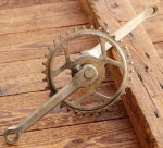 Tretlager für VELOSOLEX, orig. um 1970, verchromt, Gleitlager, gebr. 