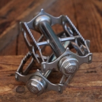 Pedale UNION, für Rennrad, verchromt, original 30er Jahre, NOS 