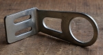 Carbidlaternenhalter/Winkelhalter, chromatisiert, passend für 30er-50er J., Montage am 1 Zoll Steuersatz, NOS 