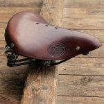 Sattel, Damen, LEPPER Concorde, Leder braun, Gestell verchromt/schwarz, gebr. 