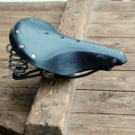 Sattel, Herren, BROOKS B66, Leder schwarz, Gestell verchromt/schwarz, gebr. 