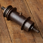 Nabe Hinterrad Fahrrad, für Starrlauf oder Freilaufritzel, original 00er/10er J., vernickelt, gebr. 