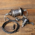 Nabe Hinterrad Fahrrad, F&S Penta Sport Fünf-Gang, original 80er/90er J., verchromt, gebr. 