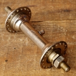 Nabe Vorderrad Fahrrad, WECO, Stahl vernickelt, NOS 