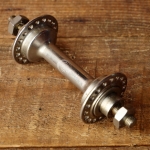 Nabe Vorderrad Fahrrad, F&S, verchromt, 50er J., Einbaumaß ca. 92 mm, 36 Loch, NOS 