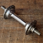 Nabe Vorderrad Fahrrad, F&S, verchromt, 50er J., Einbaumaß ca. 92 mm, 36 Loch, gebr. 