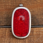 Rücklicht für Schutzblechmontage, orig. 60er-80er Jahre, Weißblech/Alu, gebr. 