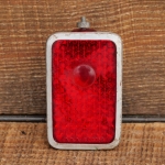 Rücklicht für Schutzblechmontage, orig. 60er-80er Jahre, Weißblech/Alu, gebr. 