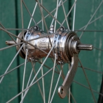 Hinterrad, 26 x 2.00 (559),mit Westwood-Felge, schwarz, für Transportrad 50er/60er J., Nabe F&S Torpedo , NOS 