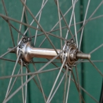 Vorderrad, 26 x 2.00 (559),mit Westwood-Felge, schwarz, für Transportrad 50er/60er J., Nabe UNION , NOS 