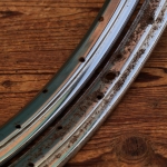 Felgensatz, 26 Zoll (559), verchromt, 30er-50er J., gebr. 