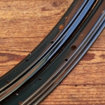 Felgensatz, 28 Zoll (622), schwarz, 30er-50er J., gebr. 