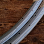 Felgensatz, MAYWEG, 28 Zoll (622), Stahl, silber, 50er/60er J., NOS 