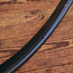 Felge, 28 Zoll, für Wulstbereifung, schwarz, 10er-30er J., gebr. 