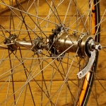 Laufradsatz 28 Zoll, Außenmaß ca. 645 mm, für Wulstbereifung, 20er/30er J., F&S TORPEDO Nabe, gebr. 