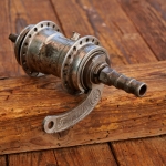 Nabe Hinterrad Fahrrad, F+S Torpedo Mod. 09, Bj. 1934, verchromt, gebr. 