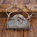 Gepäckträger/Mantelhalter, orig. 10er-30er Jahre, silber lackiert, ca. 16cm x 15cm, NOS 