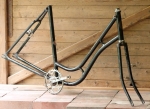Fahrradrahmen STRICKER, Damenausführung für Tourenrad, 28 Zoll, 30er J., gebr. 