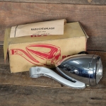 Scheinwerfer BOSCH, für Fahrrad, orig. 50er J., vechromt/lackiert, NOS 