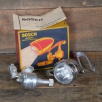 Beleuchtungsset BOSCH, für Fahrrad, orig. 60er J., vechromt/Alu, NOS 