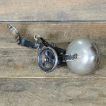 Fahrrad/Moped Radlaufglocke/Sturmklingel HERCULES, orig. 1910er/20er Jahre, vernickelt, gebr. 