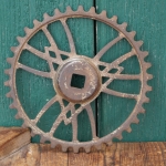 Kettenblatt VICTORIA, 10er J., 5/8 Zoll, vernickelt, Vierkantaufnahme 18 x 18mm, 36 Zähne, gebr. 