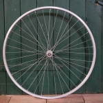 Vorderrad, GRÜNERT, 28 Zoll (622), Alu, für Drahtreifen, SACHS S5-Nabe mit Vollachse, NOS 