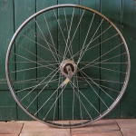 Hinterrad, 28 Zoll (622mm), 1995, VAN SCHOTHORST Westwoodfelge Niro, für Drahtreifen, SACHS Penta Sport-Nabe, gebr. 