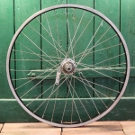 Hinterrad 24 Zoll (507), für Drahtbereifung, REGIDA Alu-Felge, schwarz, SACHS 3-Gang S-Nabe, gebr. 