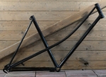 Fahrradrahmen für Tourenrad, Damen, 28 Zoll, Stahl, 80er J., schwarz, NOS 