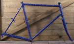 Fahrradrahmen/Frameset Herrenausführung für Treckingrad, 28 Zoll, 90er J., blau, NOS 