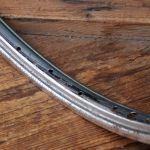Felge MAYWEG für Drahtreifen Sportrad 50er/60er J., 26 Zoll (559 mm), Stahl verchromt, NOS 