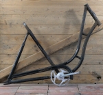 Fahrradrahmen Adler Mod. 10, Damenausführung für Ballonrad, 26 Zoll, 1930er Jahre 