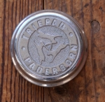 Klingeldeckel TRIPAD, orig. 1950er J., verchromt, gebr. 