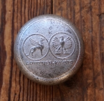 Klingeldeckel GRITZNER-KAYSER orig. 1930er J., verchromt, gebr. 