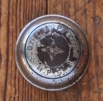 Klingeldeckel POLARRAD, orig. 1930er-50er J., verchromt, gebr. 