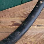 Fahrrad-Wulstfelge 28 Zoll Außendurchmesser ca. 645 mm, 10er-30er J., schwarz, gebr. 