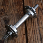 Nabe Vorderrad Fahrrad, F+S, verchromt, 50er J., gebraucht 