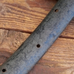 Fahrrad-Wulstfelge 28 Zoll Außendurchmesser ca. 645 mm, 20er/30er J., schwarz, gebr. 