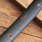 Fahrrad-Wulstfelge 28 Zoll Außendurchmesser ca. 645 mm, 20er/30er J., schwarz, gebr. 