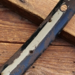 Fahrrad-Wulstfelge 28 Zoll Außendurchmesser ca. 645 mm, 20er/30er J., schwarz/weiß, gebr. 