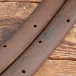 Wulstfelgensatz 28 Zoll (635), 10er-30er J., ohne Lack, gebr. 