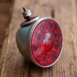 Rücklicht SPANINGA, orig. 60er/70er Jahre, Weißblech, NOS 